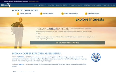 Indiana Career Explorer Assessments - Indiana Career Ready