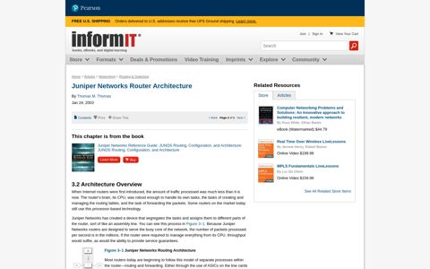 Architecture Overview | Juniper Networks Router Architecture ...
