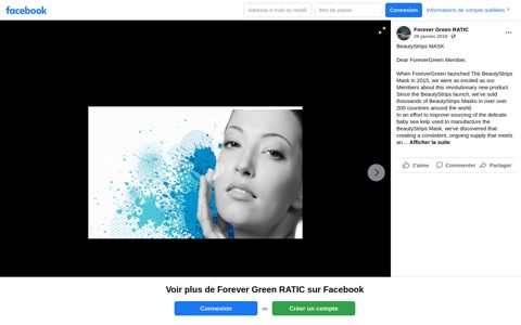 Forever Green RATIC - BeautyStrips MASK Dear ... - Facebook