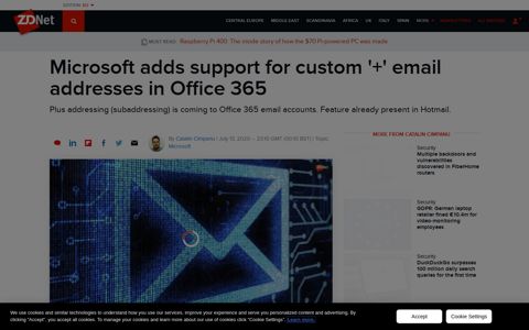 Microsoft adds support for custom '+' email addresses in Office ...
