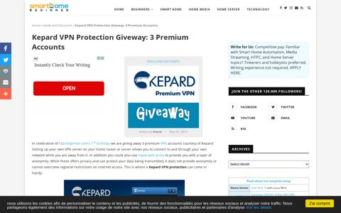Kepard VPN Protection Giveway: 3 Premium Accounts