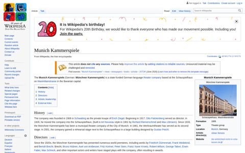 Munich Kammerspiele - Wikipedia