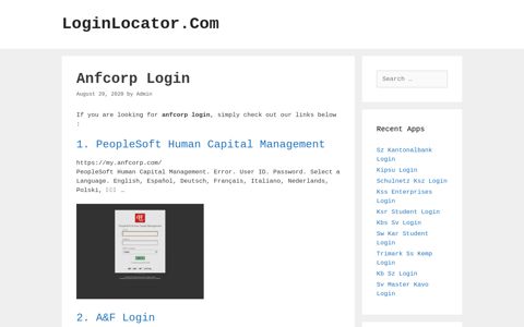 Anfcorp Login - LoginLocator.Com