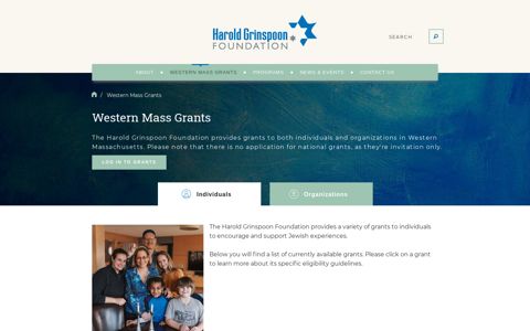 Grants & Awards - Harold Grinspoon Foundation