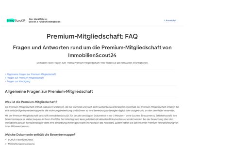 Premium-Profil: FAQ - ImmobilienScout24
