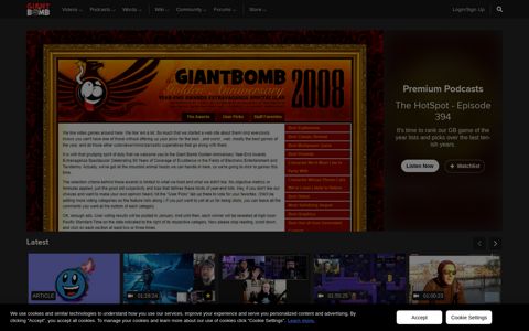 Giant Bomb - Video game reviews, videos, forums and wiki.