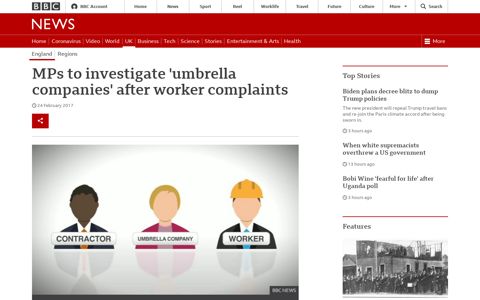 MPs to investigate 'umbrella companies' after worker ... - BBC