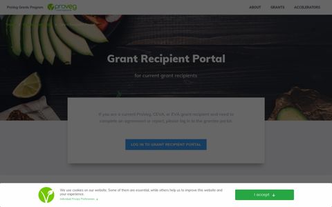 Log In to Grant Recipient Portal - ProVeg Grants Program