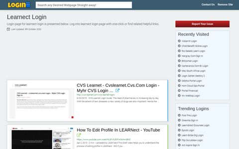 Learnect Login - Loginii.com