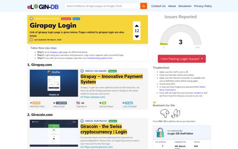 Girapay Login - A database full of login pages from all over the ...
