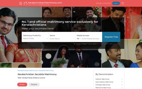 Jacobite Matrimony - Kerala Christian Matrimony