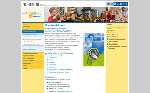 Amt für Kinder, Jugendliche und Familien ... - Stadt Münster