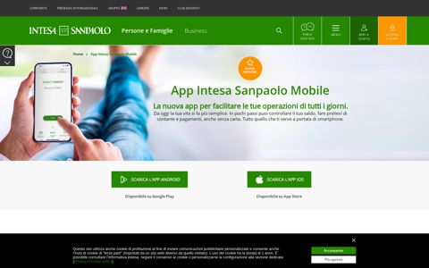 App Banca Android, iOS e Windows: Intesa Sanpaolo Mobile ...