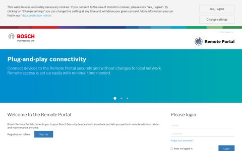 Bosch - Remote Portal