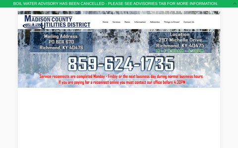 Online Bill Pay - Madison County Utilities