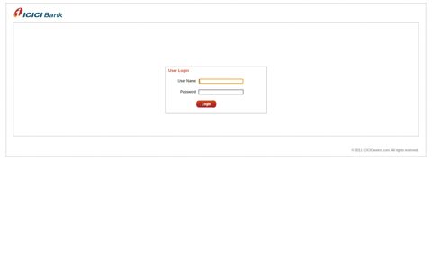 ICICI Bank - User Login - ICICI Bank: Careers