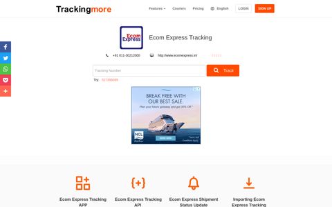 Ecom Express Tracking-TrackingMore.com