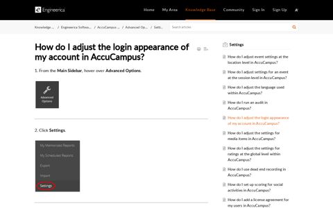 How do I adjust the login appearance of my account in ...
