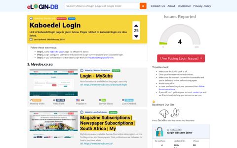 Kaboedel Login - A database full of login pages from all over ...