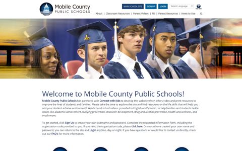 Mobile County Public Schools - Connect with Kids