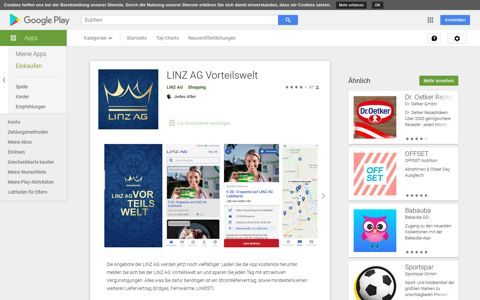 LINZ AG Vorteilswelt – Apps bei Google Play