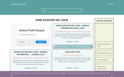 home ejudiciary net login - General Information about Login