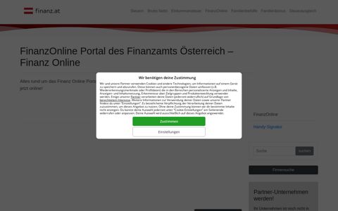 FinanzOnline Portal des Finanzamts – Finanz Online - Finanz.at