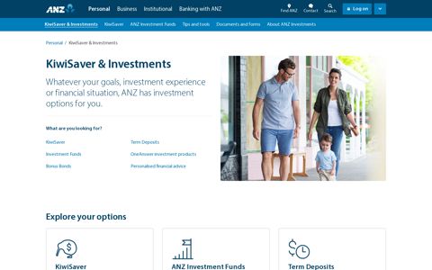 KiwiSaver & Investments | ANZ