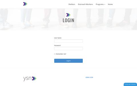 Login - Youth Services Network