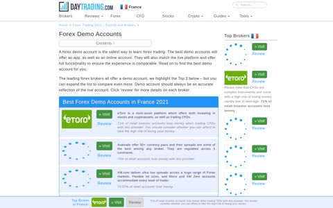 Best Forex Demo Accounts - Learn forex trading, online or via ...