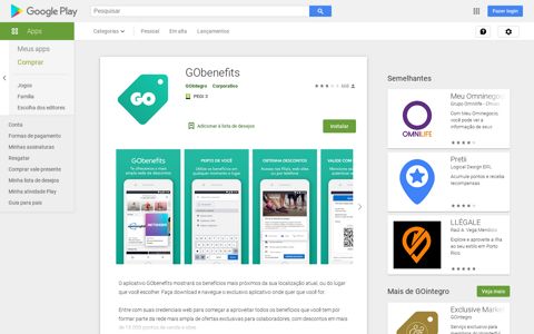 GObenefits – Apps no Google Play