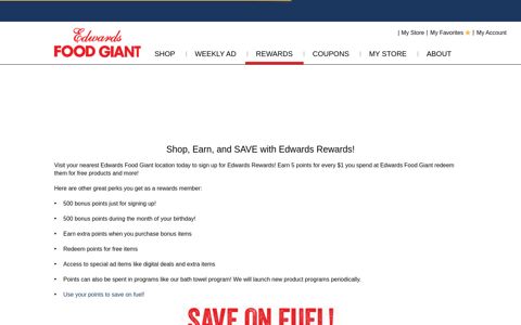 Rewards - Edwards Food Giant