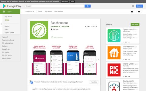 flaschenpost - Apps on Google Play