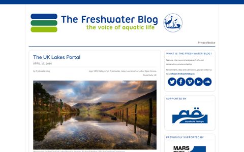 The UK Lakes Portal | The Freshwater Blog