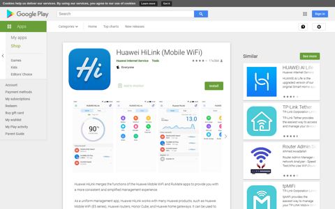 Huawei HiLink (Mobile WiFi) - Apps on Google Play