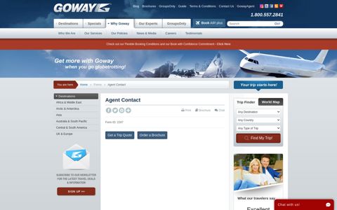 Agent Contact | Goway Travel