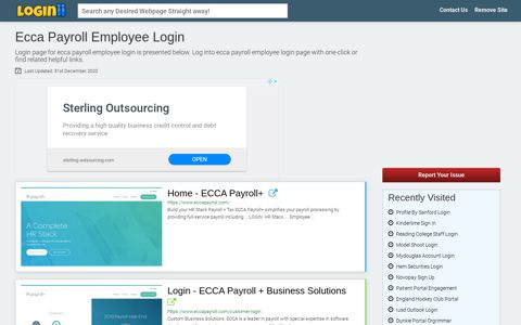 Ecca Payroll Employee Login - Loginii.com