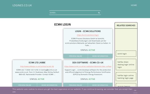 ecmk login - General Information about Login - Logines.co.uk