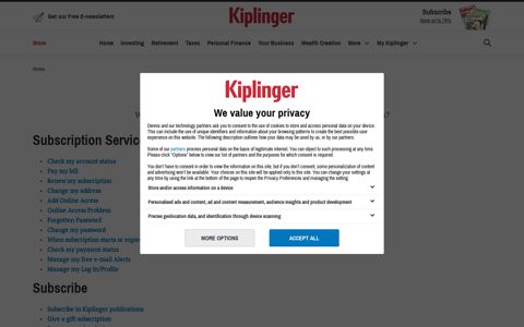 Customer service | Kiplinger
