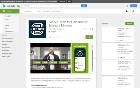 Jobber - CRM for Field Service: Estimate & Invoice - Apps on ...