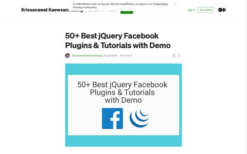 50+ Best jQuery Facebook Plugins & Tutorials with Demo | by ...