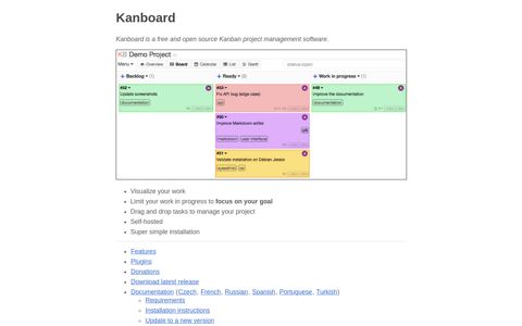 Kanboard: Kanban Project Management Software