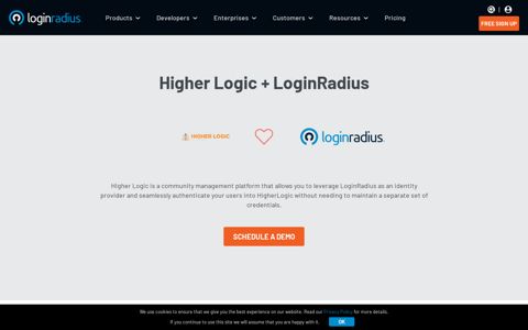 Higher Logic Integration | LoginRadius