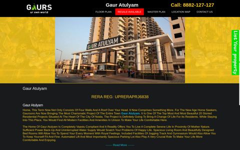 Gaur Atulyam | Omicron 1 Greater Noida - Price List | Resale ...