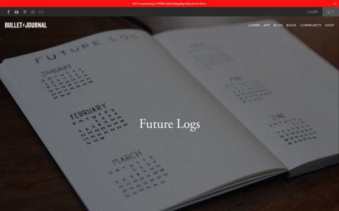 Future Logs - Bullet Journal