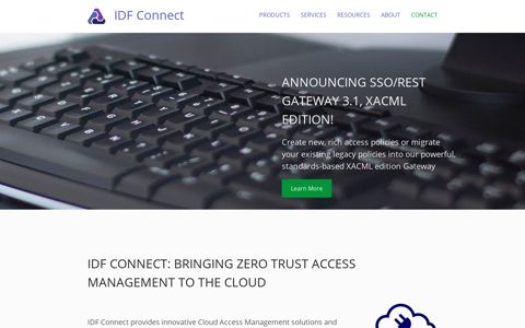 IDF Connect: Identity and Web Access Management (IAM ...