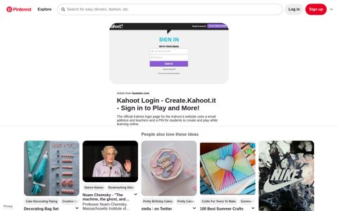 Kahoot Login - Create.Kahoot.it - Sign in to Play and More ...