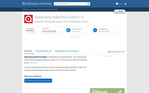 Game King India Pcm Client - GameKingIndia1 Software ...
