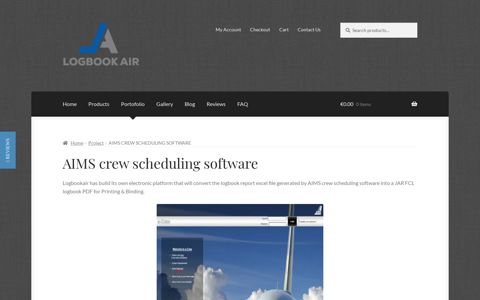 Aims crew scheduling software - Logbookair