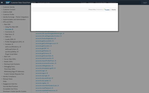 Accounts JS - Gigya Documentation - Developer's Guide